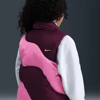 Nike Sportswear Swoosh Big детские (Girls') Therma-FIT Loose Puffer Vest цвет красный