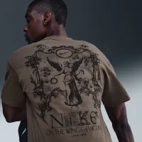 Nike Sportswear Max90 футболка колір коричневий