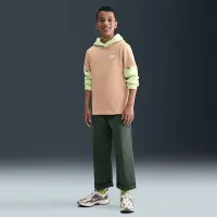 Nike Sportswear Big дитячі футболка колір коричневий