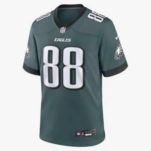 Dallas Goedert Philadelphia Eagles мужские Nike NFL Game Jersey цвет зеленый
