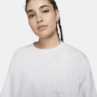 Nike Sportswear жіноча Over-оверсайз Crew-Neck Fleece світшот колір коричневий