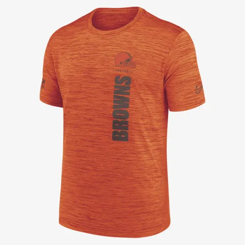Cleveland колір коричневийs Sideline Velocity чоловічі Nike Dri-FIT NFL футболка Orange