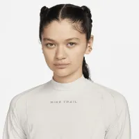 Nike Trail женская Dri-FIT Long-Sleeve Running Top цвет коричневый