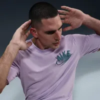 Nike мужские Dri-FIT Fitness футболка цвет фиолетовый
