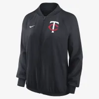 Nike Dri-FIT Team (MLB Minnesota Twins) женская Full-Zip Куртка цвет черный