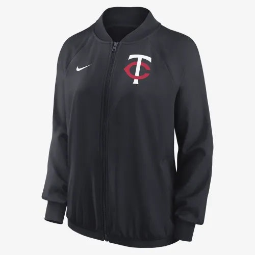 Nike Dri-FIT Team (MLB Minnesota Twins) женская Full-Zip Куртка цвет черный