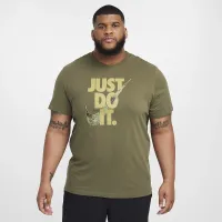 Nike чоловічі Dri-FIT Short-Sleeve Fitness футболка колір зелений