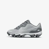 Nike Alpha Huarache 4 Keystone Little/Big дитячі бейсбольні бутси колір сірий