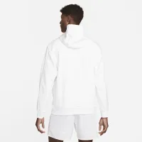 NikeCourt мужские Fleece Tennis Толстовка с капюшоном цвет белый