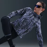 Nike Swift женская Repel UV Printed Running Куртка синий