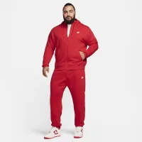 Nike Sportswear Club Fleece мужские Full-Zip Толстовка с капюшоном цвет красный