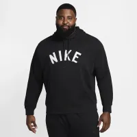 Nike Swoosh чоловічі Dri-FIT French Terry Pullover Fitness Толстовка з капюшоном колір чорний