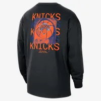 New York Knicks Courtside чоловічі Nike NBA Max90 Long-Sleeve футболка колір чорний