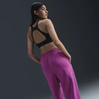 Nike Sportswear Club Fleece жіноча Mid-Rise оверсайз Sweatpants колір фіолетовий