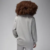 Nike Jordan жіноча оверсайз Long-Sleeve футболка колір сірий