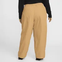 Nike Sportswear Everything Wovens женская Mid-Rise Open-Hem Pants (большие размеры) цвет коричневый