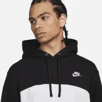 Nike Club Fleece чоловічі French Terry Color-Blocked Толстовка з капюшоном колір чорний