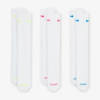 Nike Everyday Plus Cushioned тренировочные Crew носки (3 пары) многоцветный