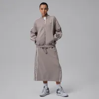 Nike Jordan Flight Fleece жіноча French Terry Full-Zip Куртка колір сірий