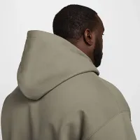 Nike Solo Swoosh мужские Fleece Pullover Толстовка с капюшоном цвет зеленый