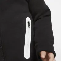 Nike Sportswear Tech Fleece Baby (12-24M) Толстовка с капюшоном and Pants набор цвет черный