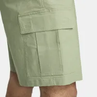 Nike Club мужские Woven Cargo шорты цвет зеленый