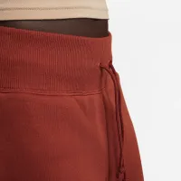 Nike Sportswear Phoenix Fleece женская С высокой Талией Cropped Sweatpants Orange