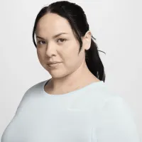 Nike Dri-FIT жіноча футболка (великі розміри) блакитний