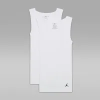 Nike Jordan Flight Base Big дитячі Tank Top (2 пари) колір білий