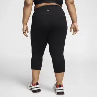 Nike One жіноча З високою талією Crop лосіни (великі розміри) колір чорний