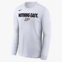Purdue чоловічі Nike College Long-Sleeve футболка колір білий