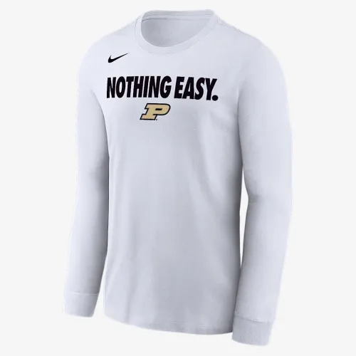 Purdue чоловічі Nike College Long-Sleeve футболка колір білий