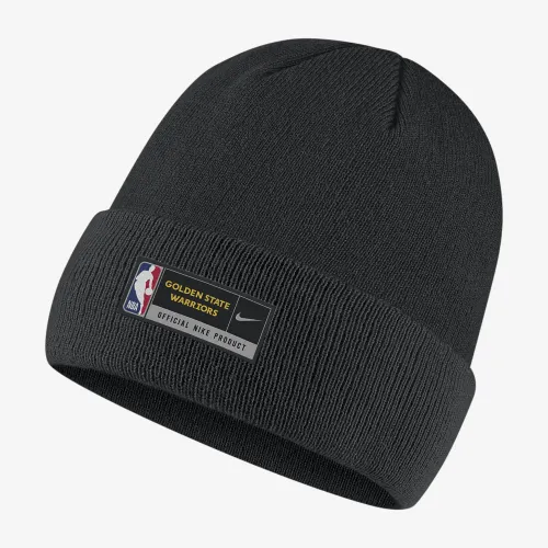 Golden State Warriors Nike NBA Cuffed Beanie цвет черный