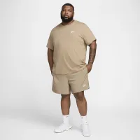 Nike Sportswear Club мужские футболка цвет коричневый