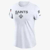 New Orleans Saints Salute to Service Legend жіноча Nike NFL футболка колір білий