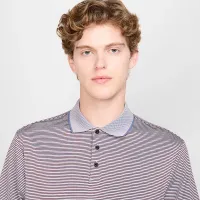 Nike Tour чоловічі Dri-FIT Striped для гольфу Polo колір фіолетовий