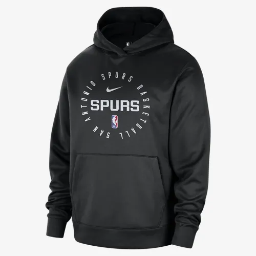 San Antonio Spurs Spotlight мужские Nike Dri-FIT NBA Pullover Толстовка с капюшоном цвет черный