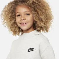 Nike Sportswear Snow Day Fleece Printed Pullover Little Kids Толстовка с капюшоном цвет серый
