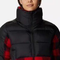 Куртка Columbia Leadbetter Point Sherpa Hybrid Puffer 1955243011 - чорно-червона