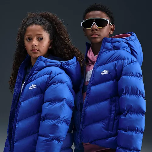 Nike Sportswear All Day Play Big дитячі Therma-FIT Loose-Fit Puffer Куртка блакитний