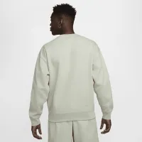 Nike Solo Swoosh мужские Fleece Crew цвет зеленый