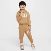 Nike Sportswear Club Toddler Applique Fleece Pullover Толстовка с капюшоном цвет коричневый