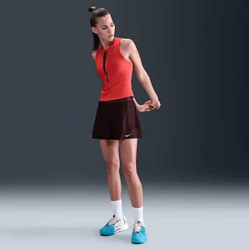NikeCourt Slam женская Dri-FIT С высокой Талией Tennis юбка цвет красный