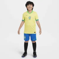 Brazil 2024 Stadium Home Big детские Nike Dri-FIT Soccer Replica Jersey Yellow