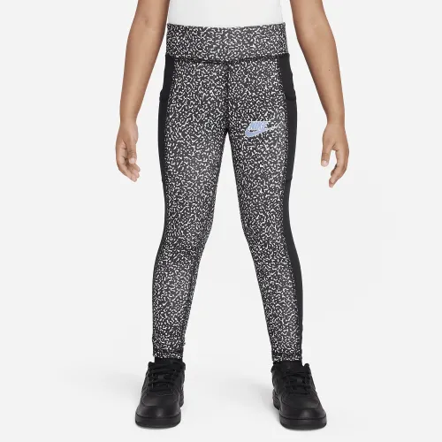 Nike Notebook Print Dri-FIT лосины Little Kids Dri-FIT лосины цвет черный