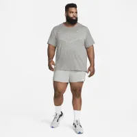 Nike Rise 365 мужские Dri-FIT Short-Sleeve Running Top цвет серый