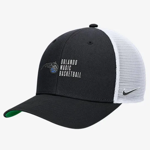 Orlando Magic 2024/25 Rise Icon Edition Nike NBA Trucker Cap цвет черный