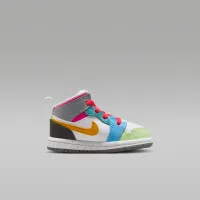 Nike Jordan 1 Mid SE Baby/Toddler Кросівки колір білий