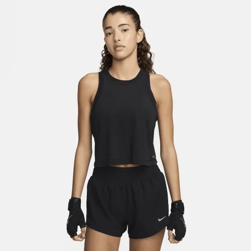 Nike One Classic Breathe женская Dri-FIT Cropped Tank Top цвет черный