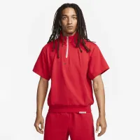 Nike Dri-FIT Standard Issue чоловічі 1/4-Zip Short-Sleeve баскетбольні Top колір червоний